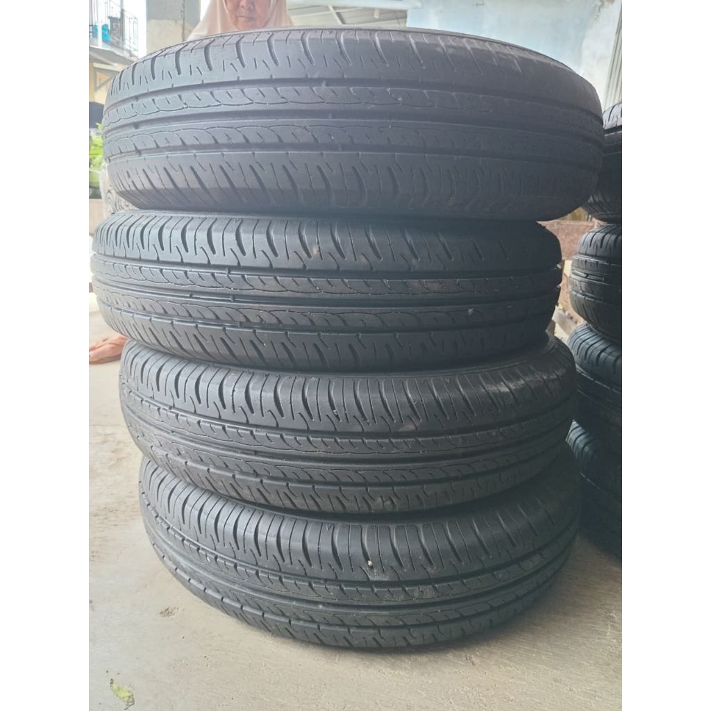 BAN MOBIL SECOUND/BEKAS ORI PAKET 2PCS UKURAN 155/80 R13 - KONDISI NORMAL TUBELES MASIH TEBAL