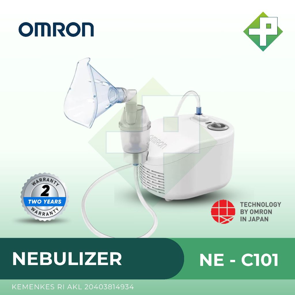 Nebulizer Omron NE C101 / Alat Terapi Uap Pernafasan Omron