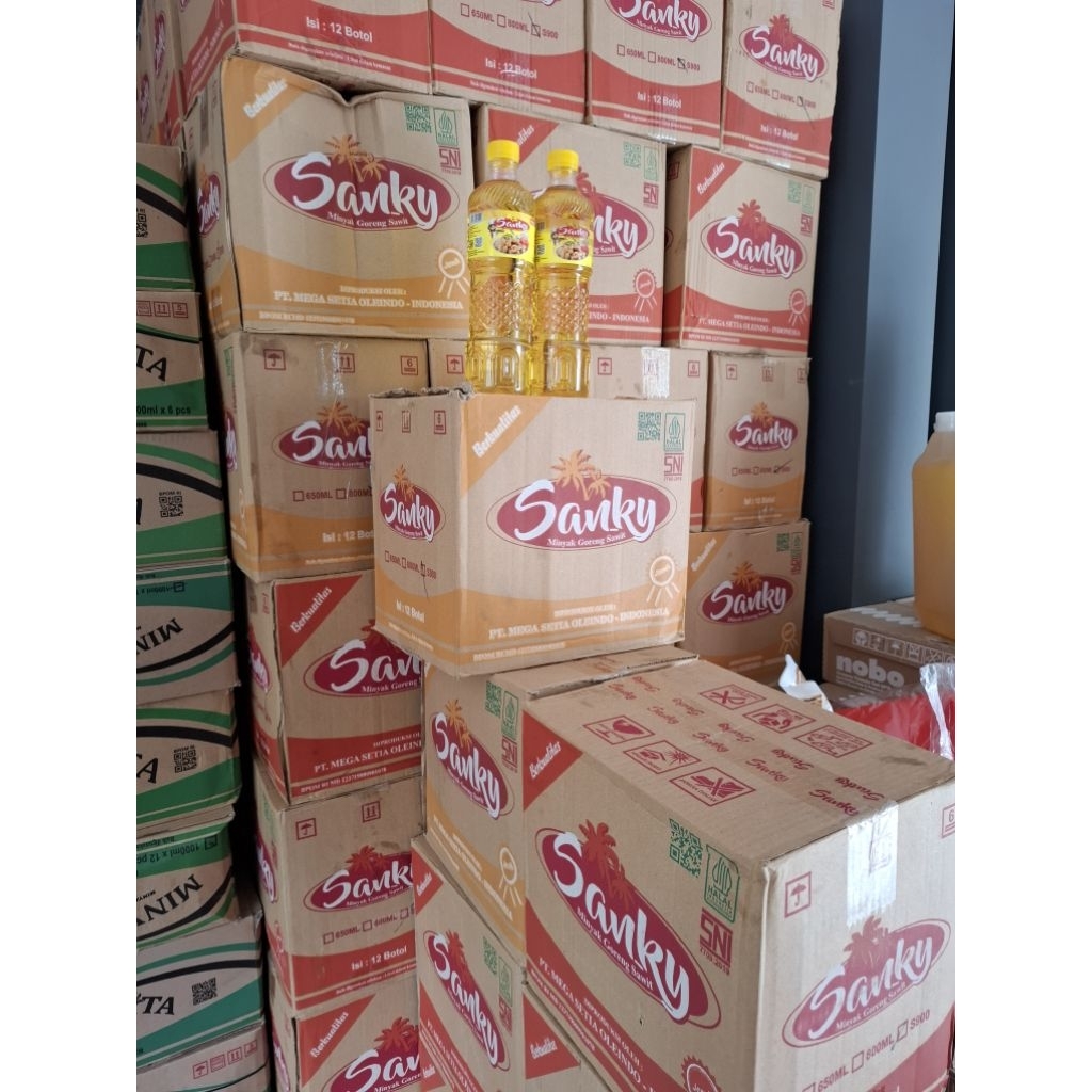 1DUS MINYAK GORENG SANKY BOTOL S900
