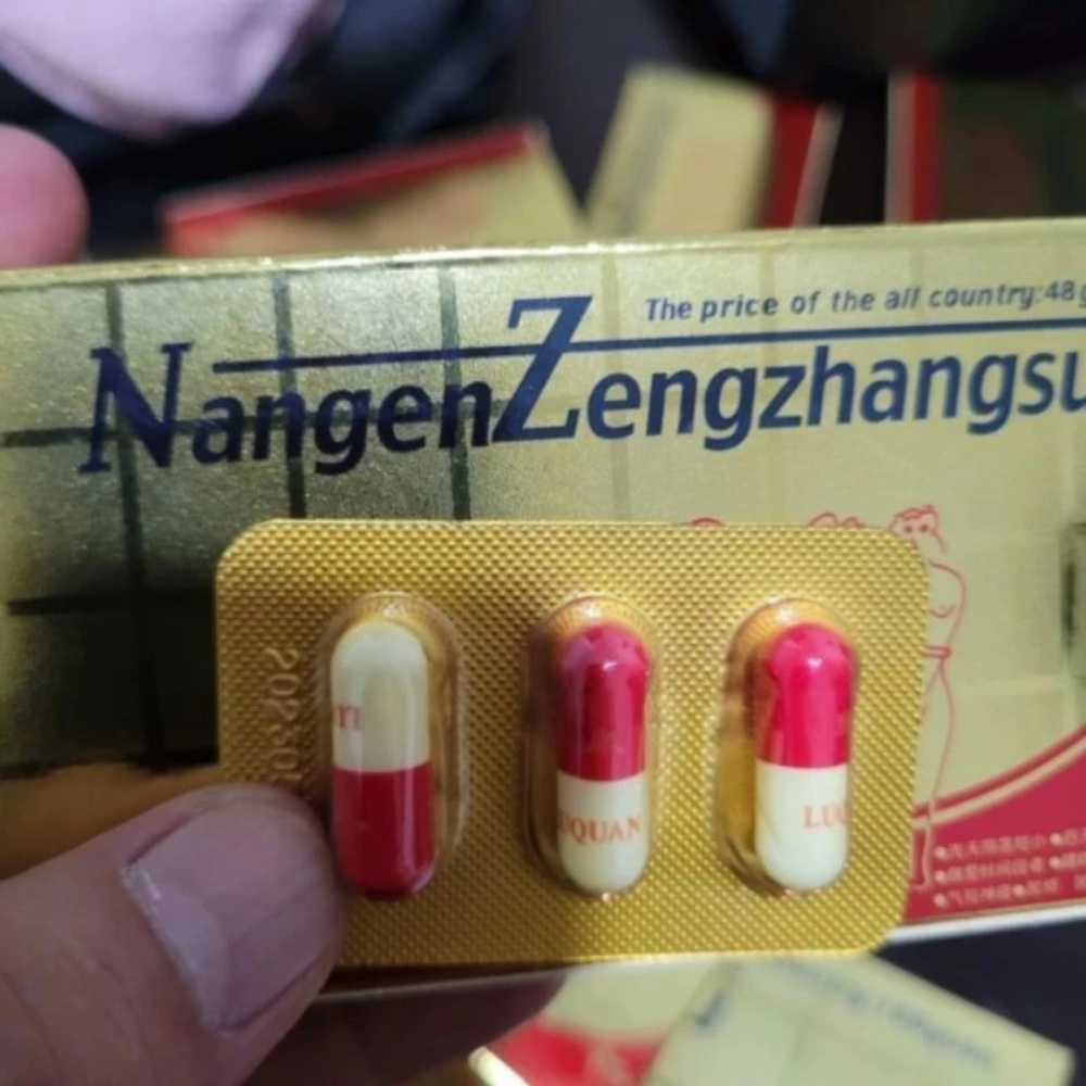 Nangen Zhengzhangshu Original Isi 12 Kapsul Obat Kuat Herbal