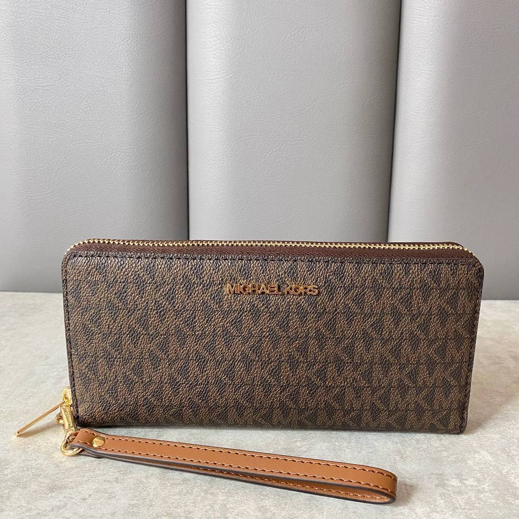 dompet cewek michael kors kd010  brown ready stock