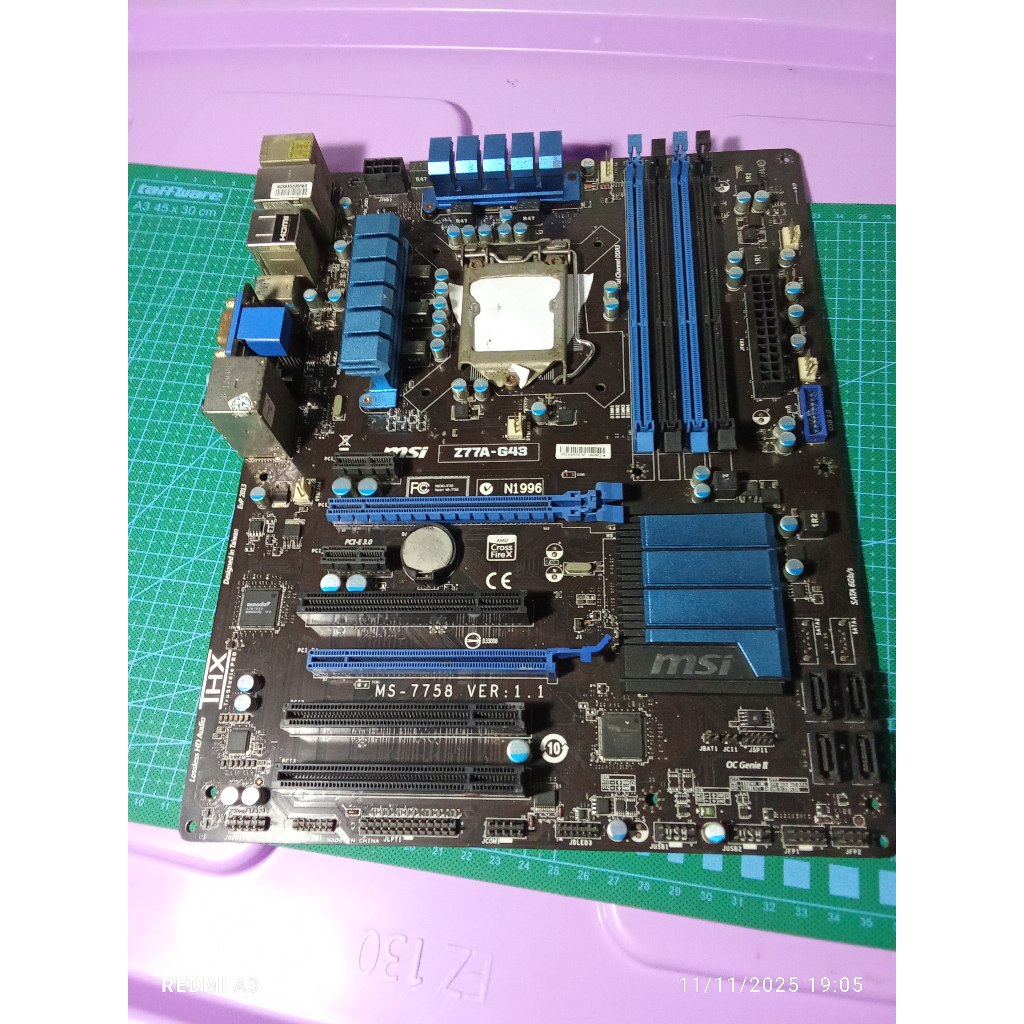 Motherboard MSI Z77A-G43 Bahan Service dan Sparepart