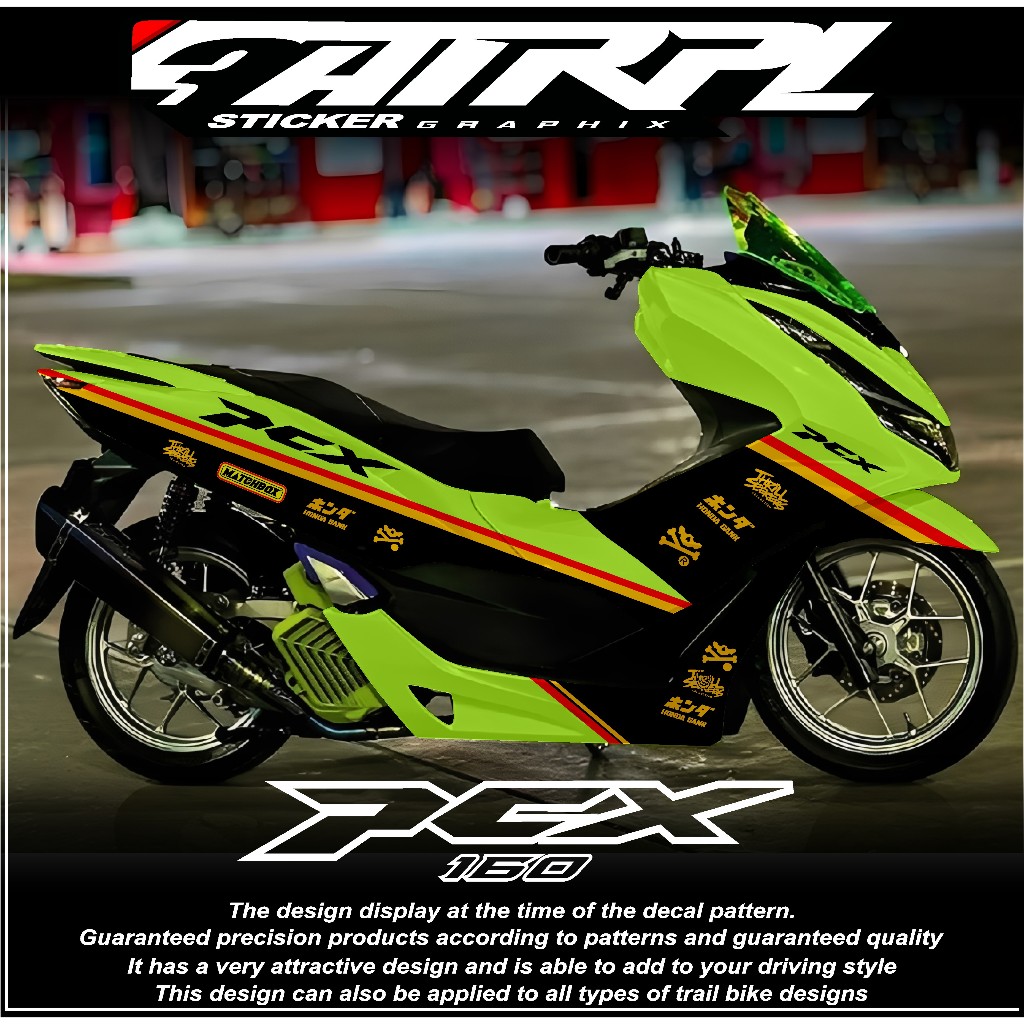 Decal Sticker PCX 160 2021 Fullbody - Dekal PCX 160 New Decal Sticker Honda PCX 160 2021 atriplegrap
