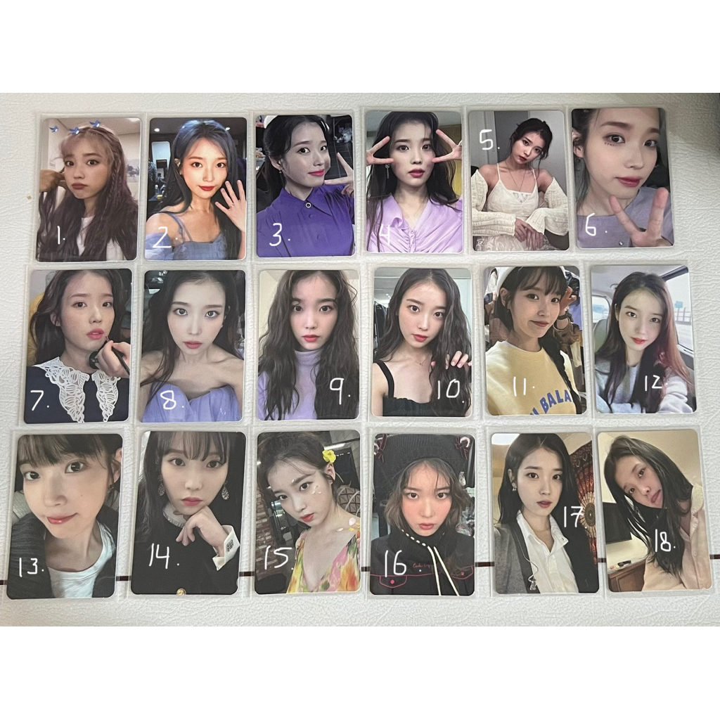IU Official PC Photocard Love Poem, Lilac, Museum, etc