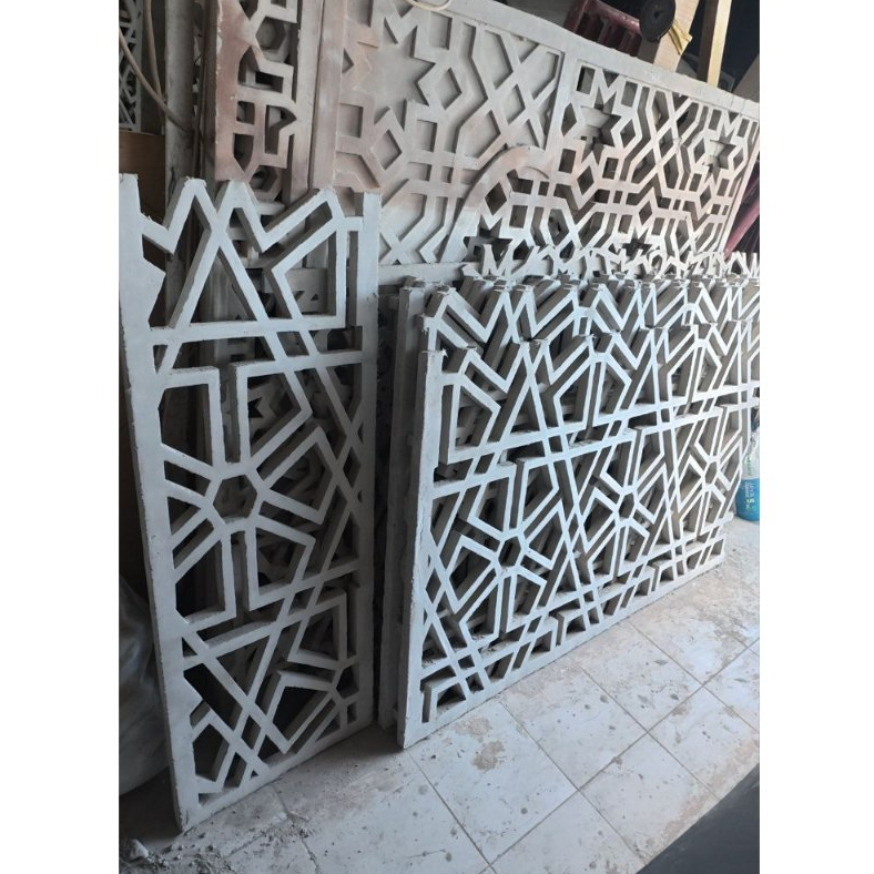 Krawangan GRC Tahan Cuaca Estetik || Ornament Dinding Jendela Pagar Estetik Tahan Lama