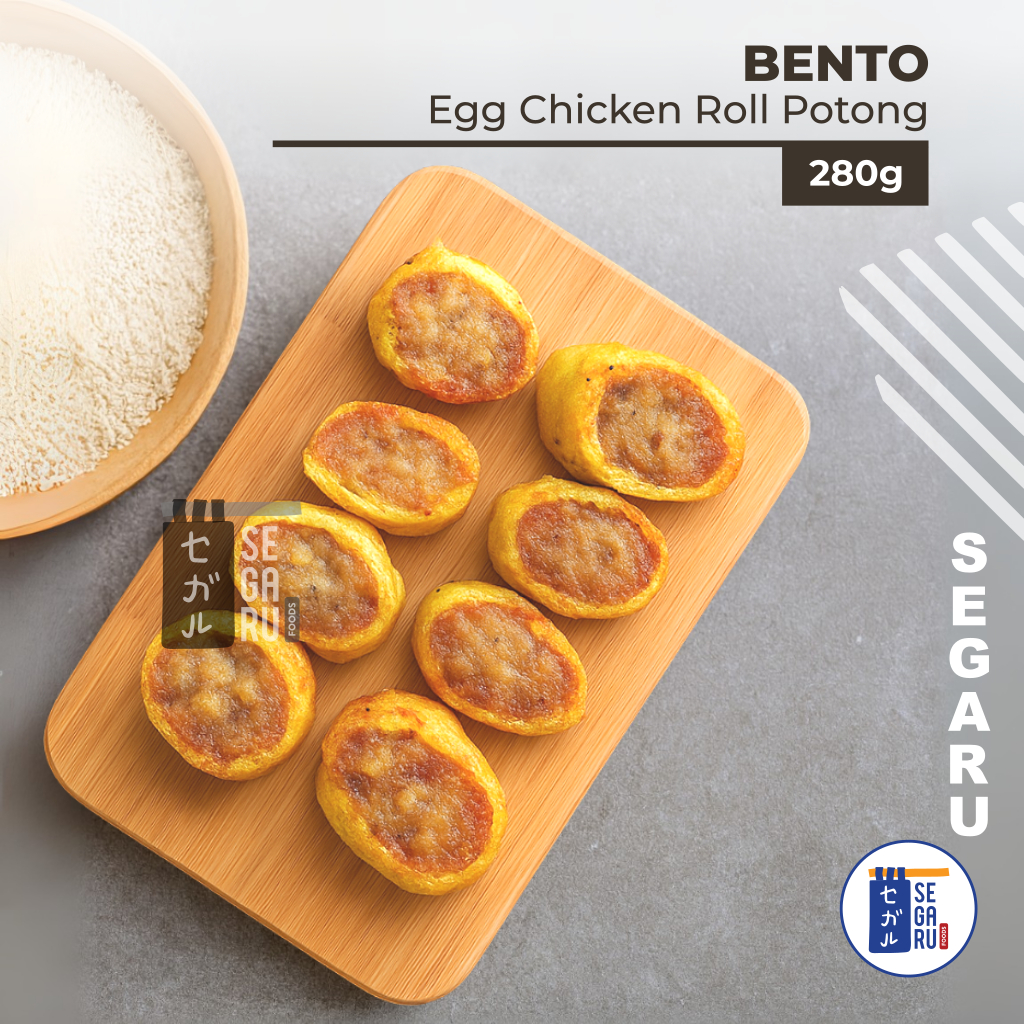 Egg Chicken Roll Potong | Bento Frozen Food Homemade Halal isi 10 Pcs