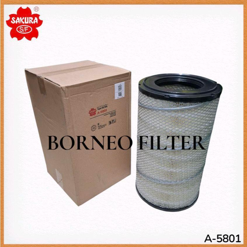 A-5801 Sakura Outer Air Filter Udara 6D40 A5801 P536036 AF25365 JAE-16006 JAE16006 RS3731 SFA3821P P