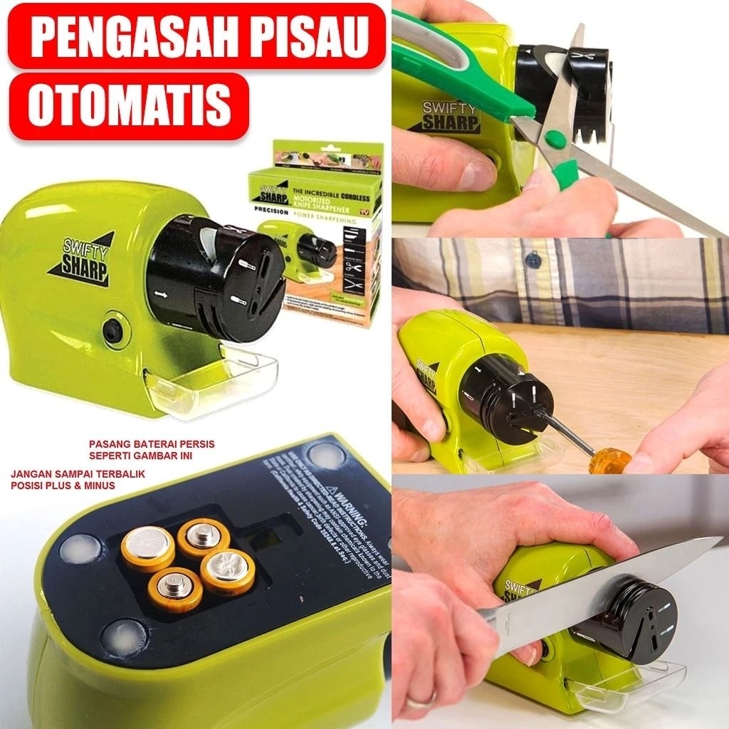 Mesin Pengasah Gunting Pengasah Obeng Pengasah Otomatis SWIFT SHARP Mesin Pengasah Pisau Elektrik Me