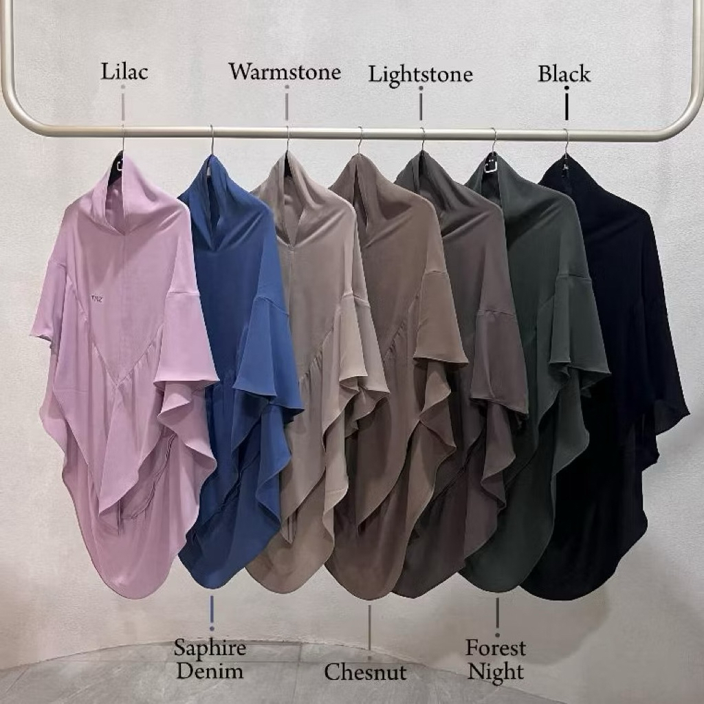 TRZ - Khimar Izar - Khimar Non Pad Elegan - hijab muslimah syari