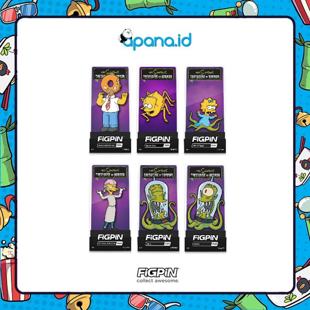 Enamel pin FIGPIN The Simpsons - Treehouse of Horror Set