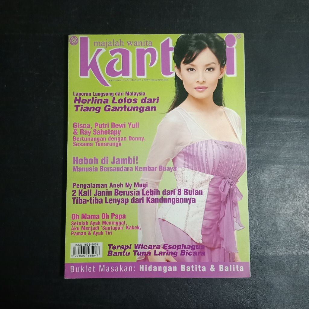 Majalah Kartini: Terapi Wicara Esophagus Edisi Tahun 2005