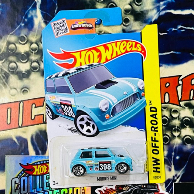 DIECAST HOT WHEELS MORRIS MINI BLUE COLLECTOR