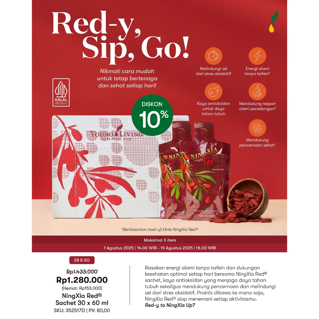 Ningxia Red Young Living - Minuman Kaya Nutrisi dan Sumber Antioksidan