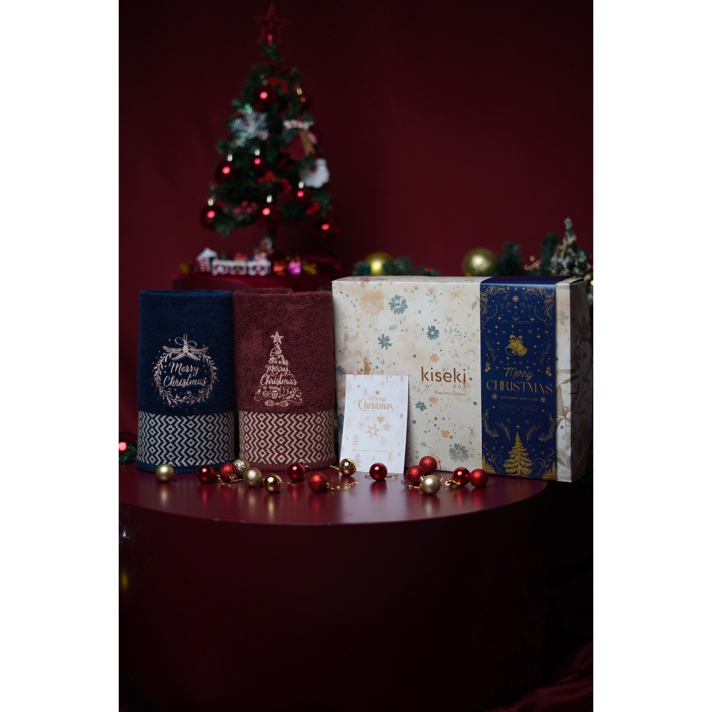 Kiseki Premium Gift - Nami special Christmas Gift / Hampers Natal (Couple Towel)