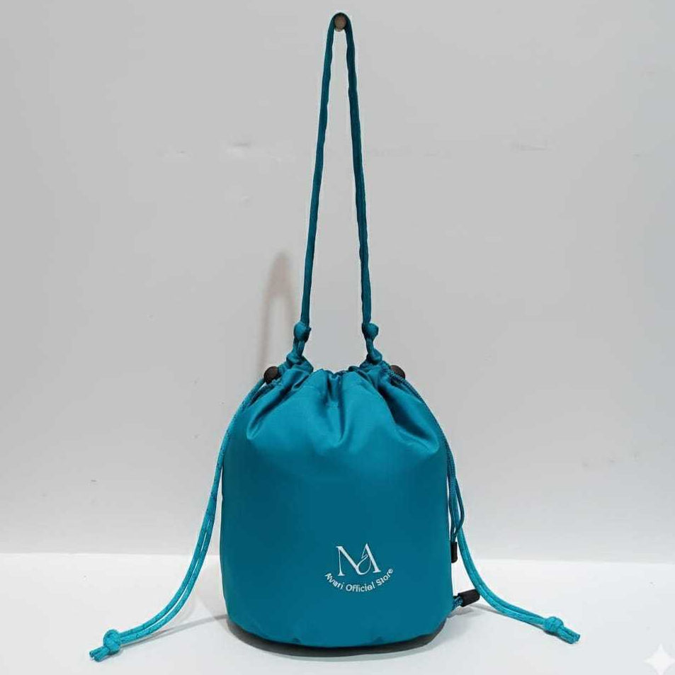 Nuari - Enji  Tas Selempang Wanita Cewek Drawstring Bag Tas Serut Tas Ember Serut
