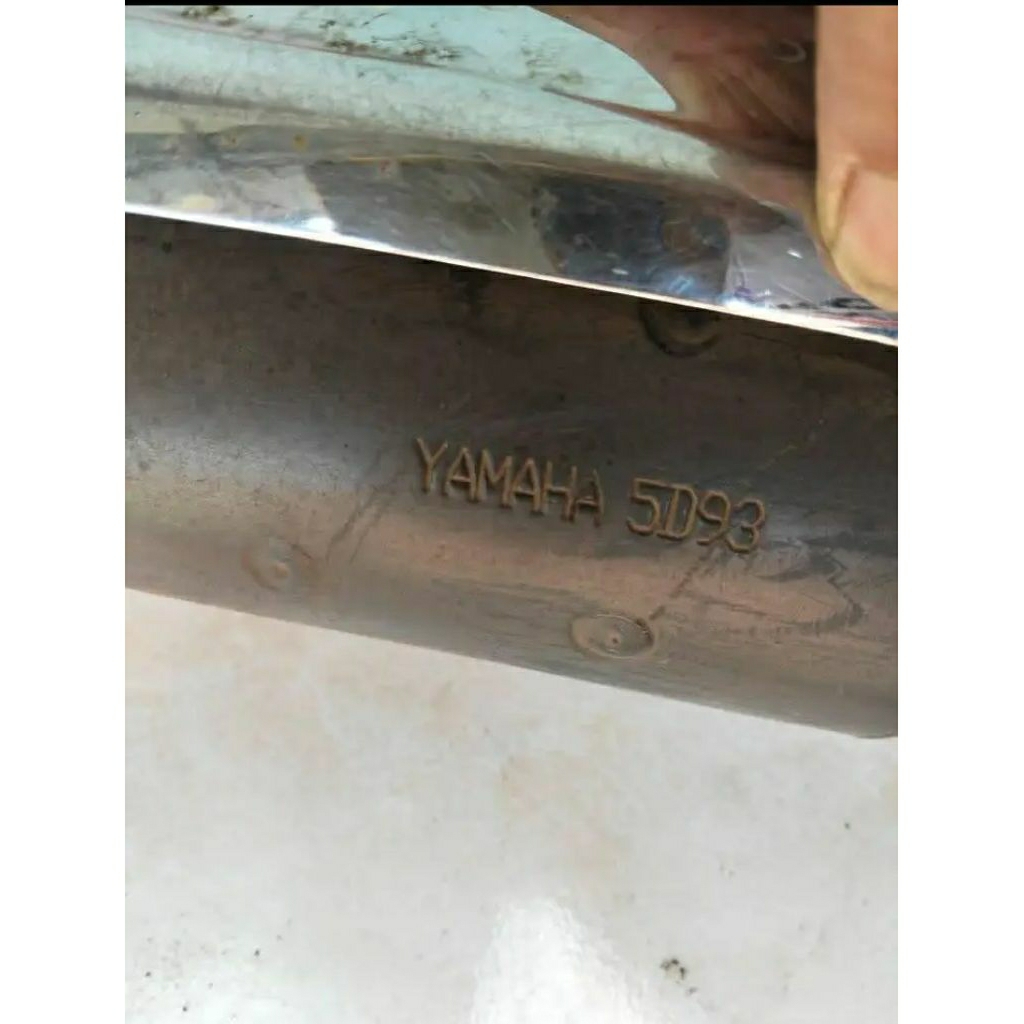 knalpot ori standar Yamaha Vega ZR PNP Vega new seken original copotan