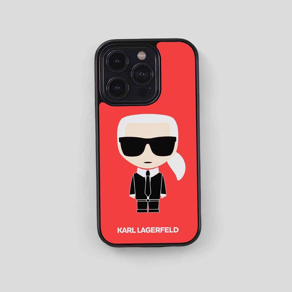 iPhone Case Karl Lagerfeld Hybrid Rubber for 17 Pro Max 16 15 14 Plus 13 12 Mini 11 KL010