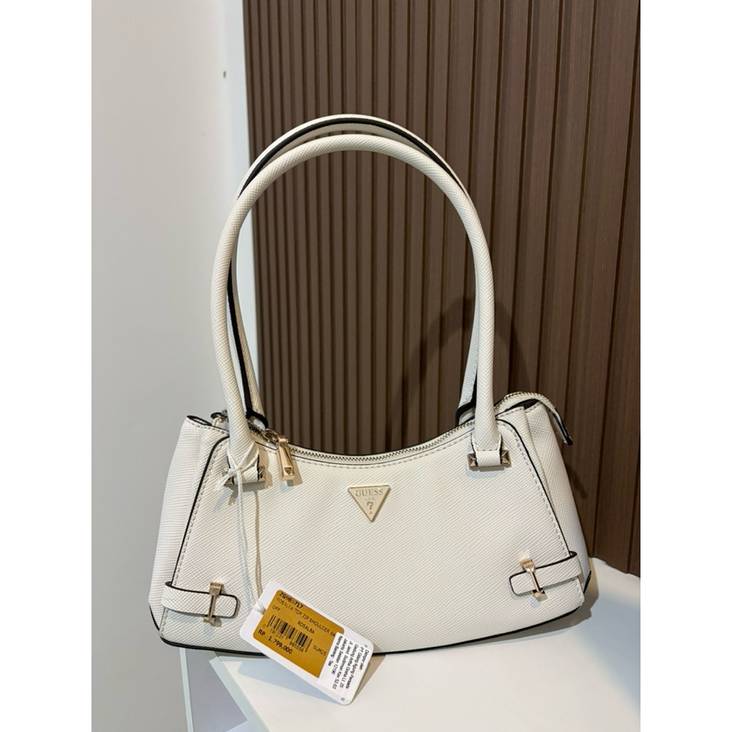 GUESS ROSALBA TOP ZIP SHOULDER BAG