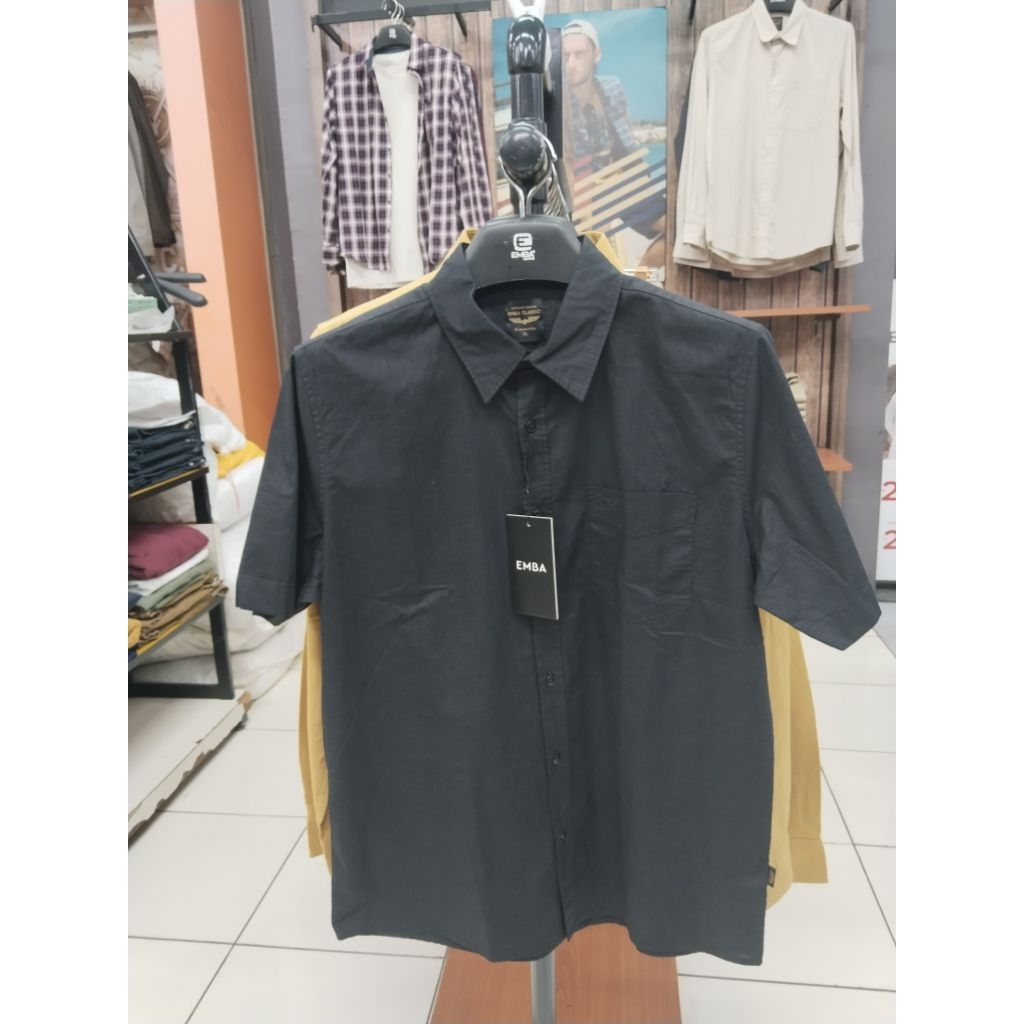 kemeja linen emba classic