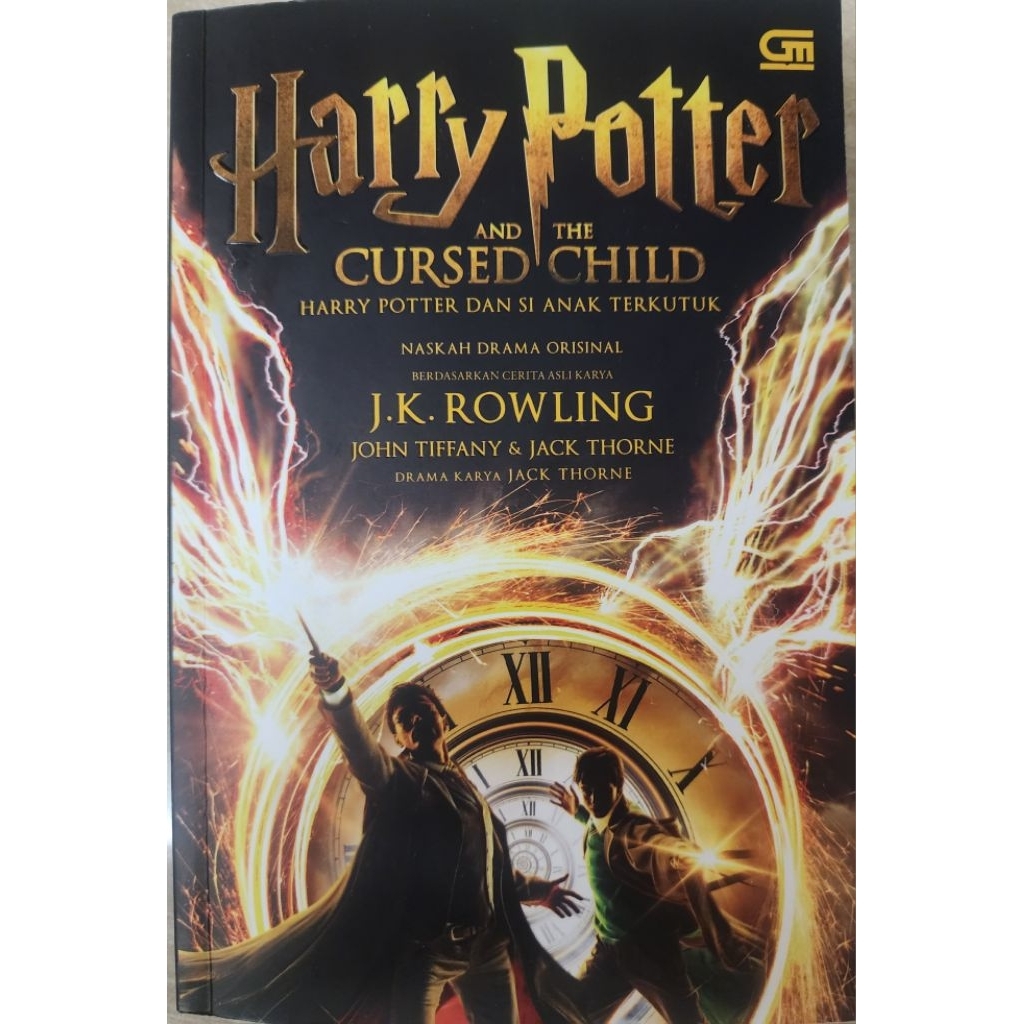 Buku Harry Potter And The Cursed Child JK Rowling Buku Novel Original Gramedia Preloved Bekas Second