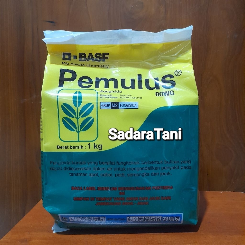Fungisida Pemulus 80WG 1Kg Bahan aktif : Sulfur 80%
