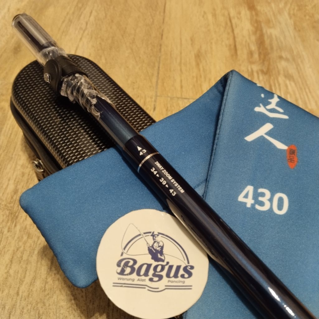 Joran pancing tegek Yoshita ZV (blue) 430 3X zoom