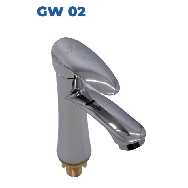 [ GOLDY ] Kran Wastafel / Kran Cuci Piring Lubang Bawah GW 02 1/2"