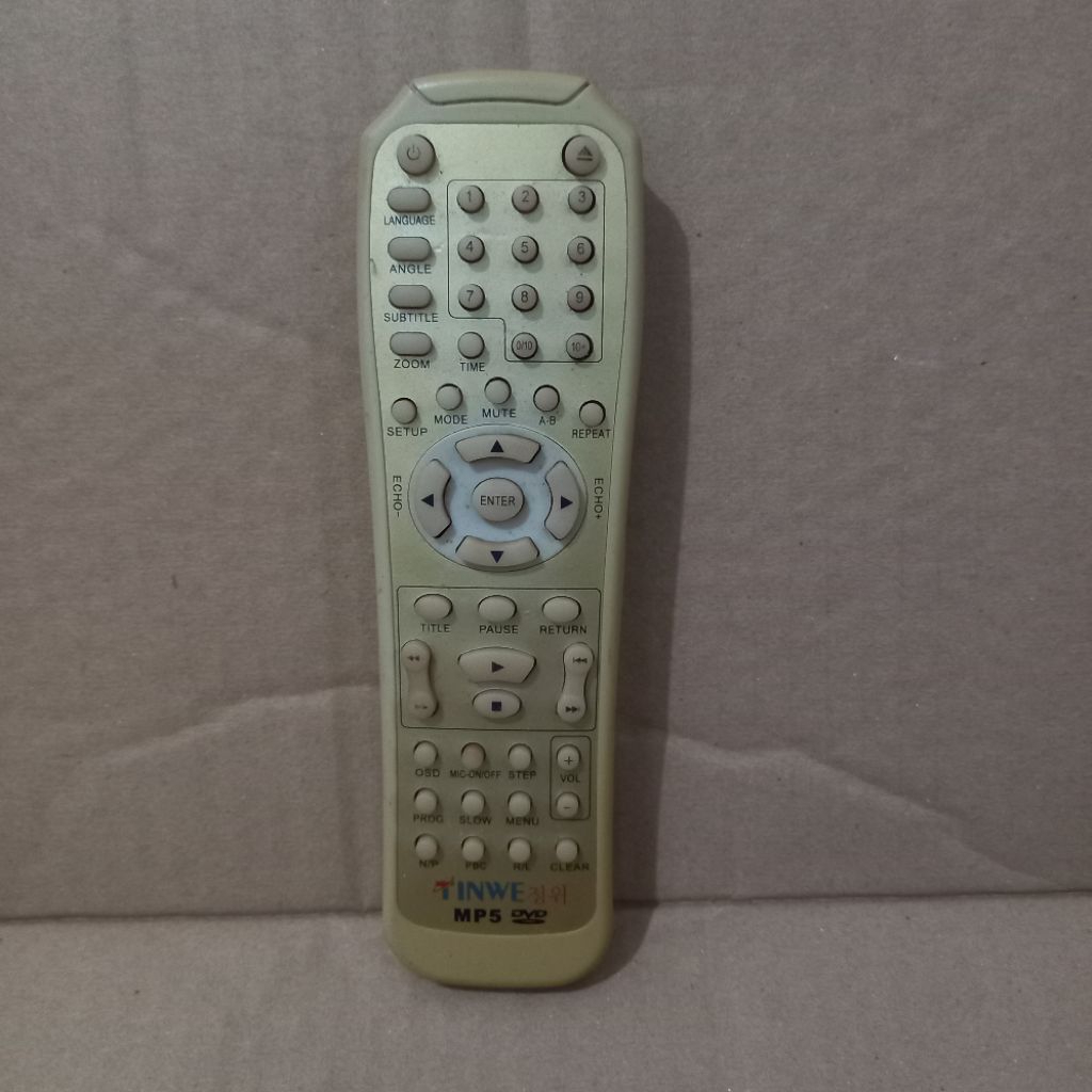 Remote Remot DVD Player MP5  TINWE Original Asli .