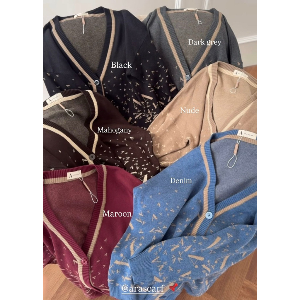 KNITWEAR MONOGRAM BY ARASCARF