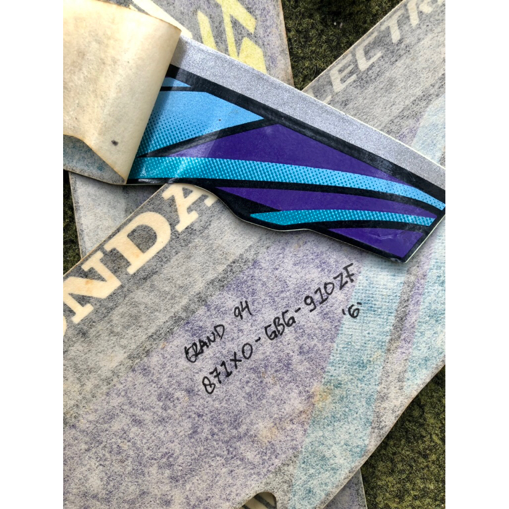 striping honda astrea grand sabit limited 93 94 original nos