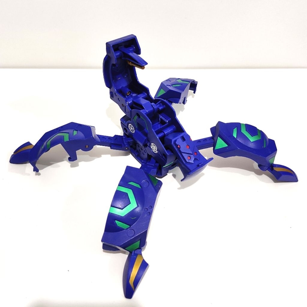 Figur Bakugan Aquos Metalfencer Bakutrap Rare – Big Cube Type Original Color 8.5 cm Like New