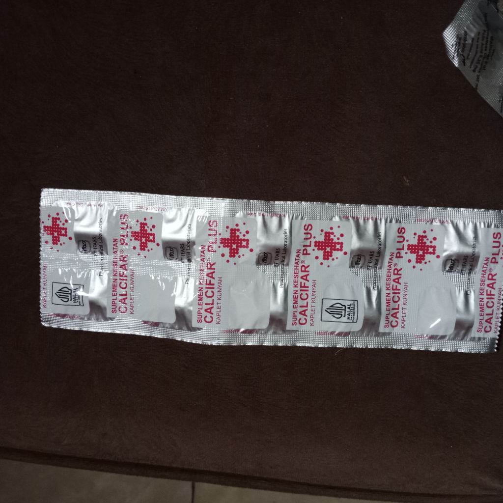‎CALCIFAR PLUS KAPLET KUNYAH