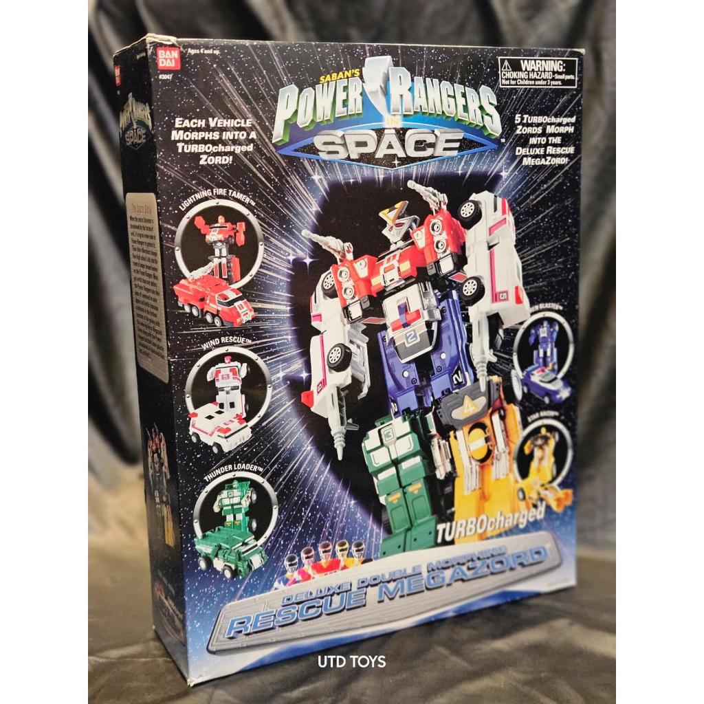 Bandai DX Power Rangers Turbo Rescue Megazord
