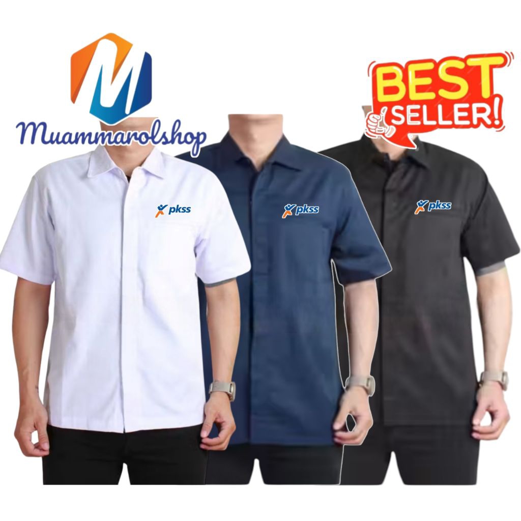 kemeja seragam pkss kemeja kerja pkss