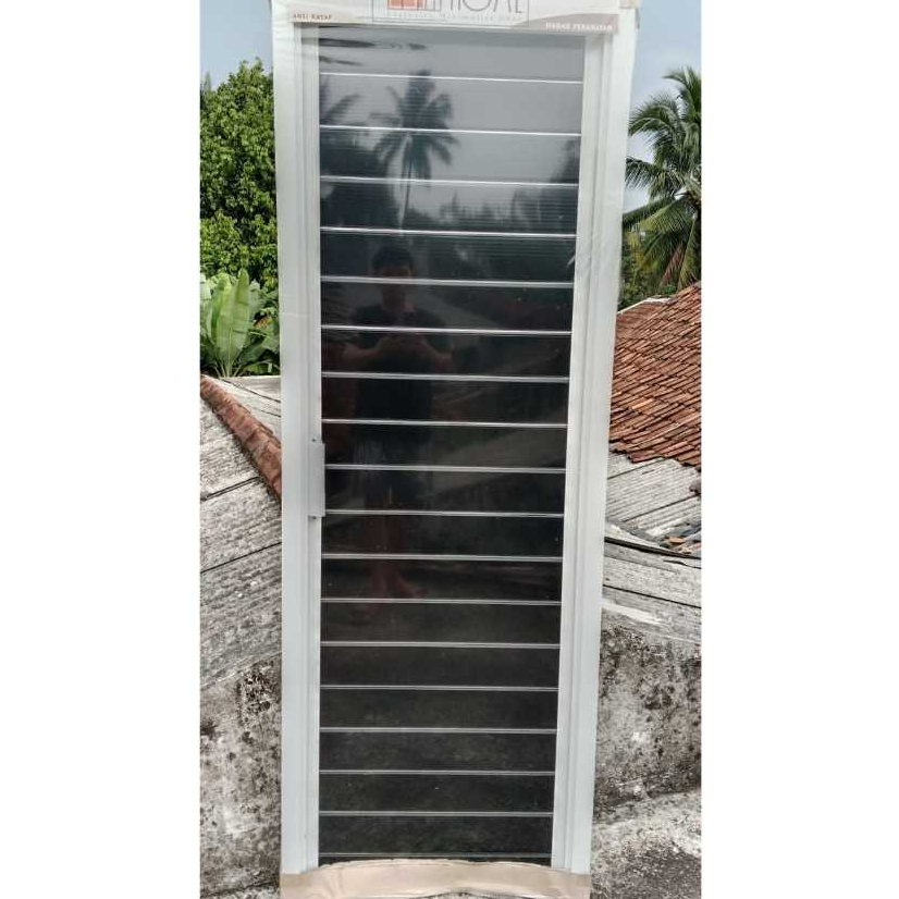 PINTU PLF MOTIF HITAM / PINTU KAMAR MANDI / PINTU WC / PVC MINIMALIS TERMURAH
