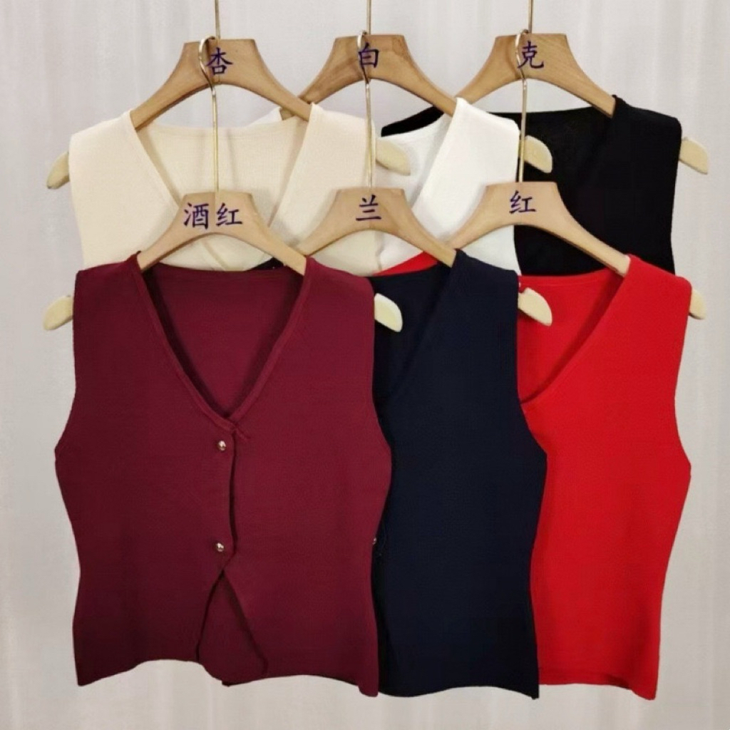 Blazer Tanpa Lengan Wanita – Rompi Stylish Trend Korea