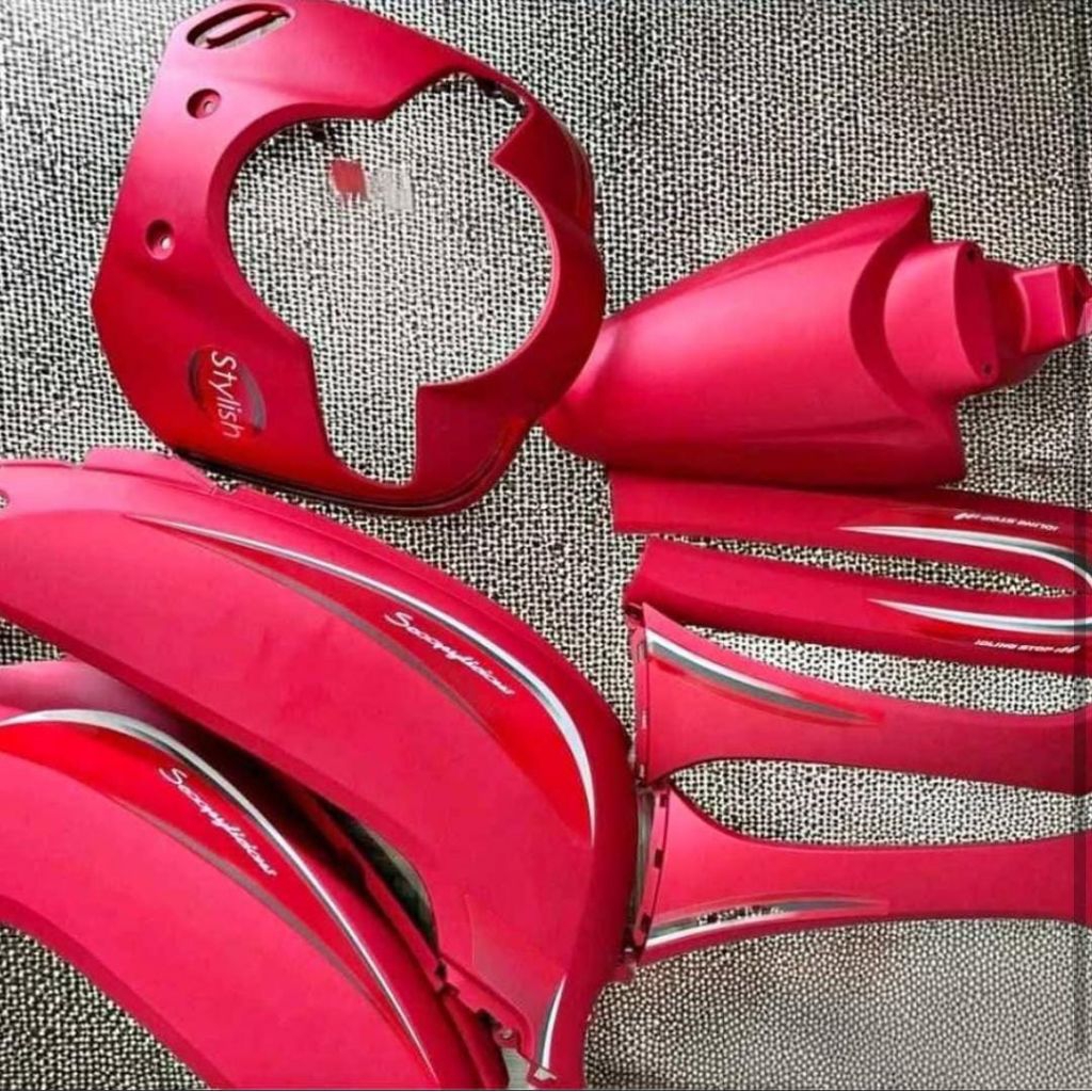 bodi scoopy 2019 merah
