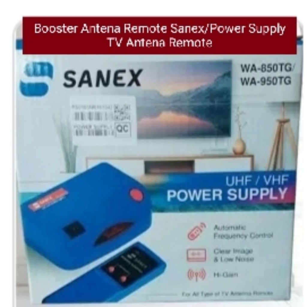 Booster Antena Remote Sanex / Power Supply TV Antena Remote