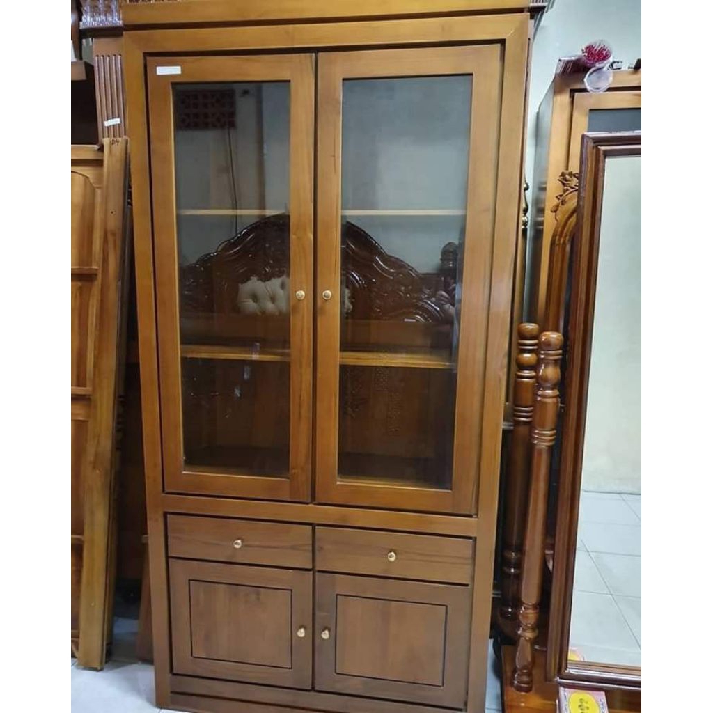 lemari pajangan/lemari pajangan kaca mebel/lemari pajangan kaca minimalis ruang tamu/lemari kaca paj