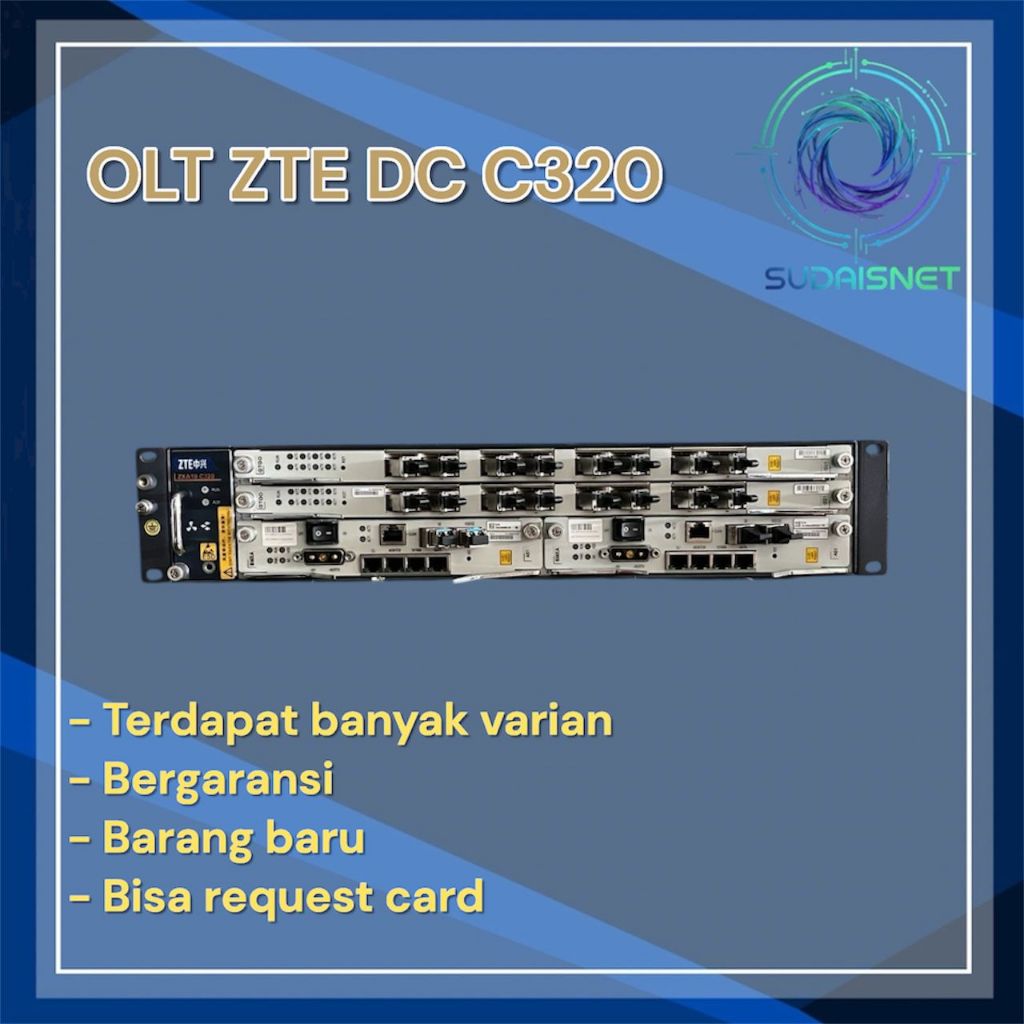 (PROMO) OLT DC GPON ZTE C320 NEW