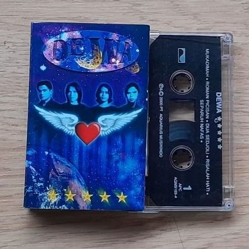 Kaset DEWA 19 - Bintang 5, (Mulus kaku)