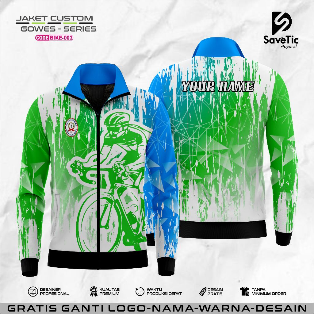 Jaket Gowes full printing sublim/jaket gowes sepeda pria/jaket gowes sepeda wanita/jaket gowes custo