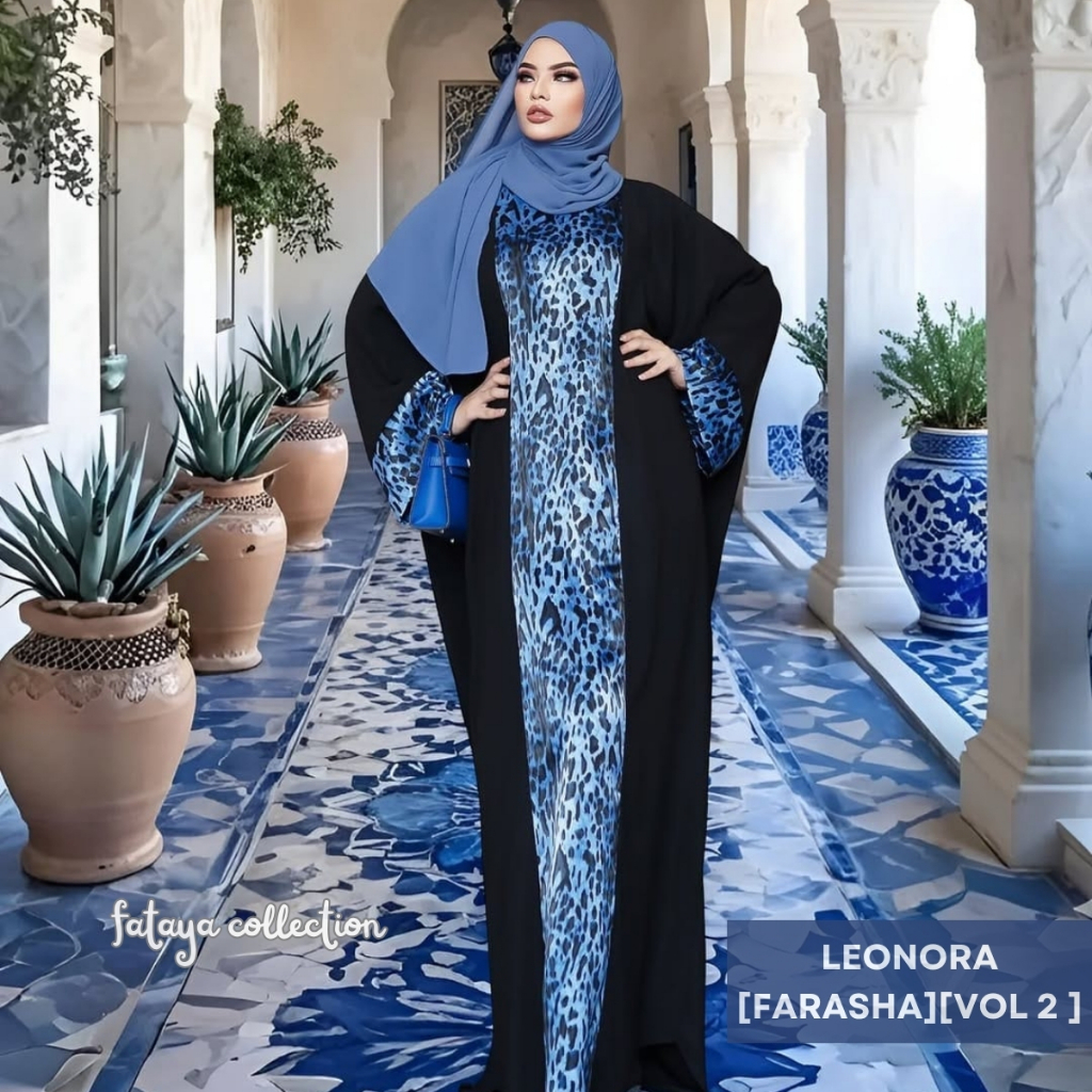 Fataya Collection LEONORA VOL.2 Abaya Farasha - Kain Silk