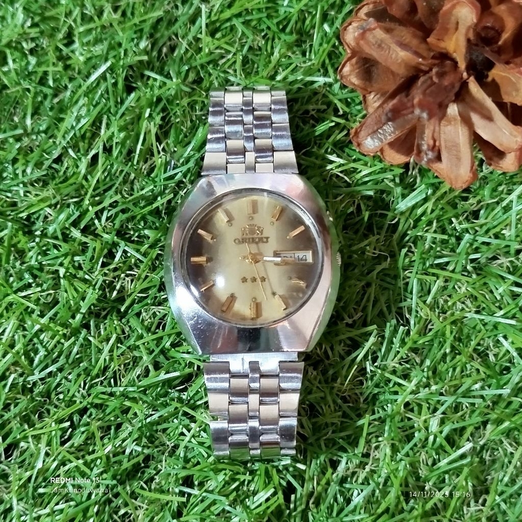 Jam tangan pria vintage ORIENT 3 star automatic