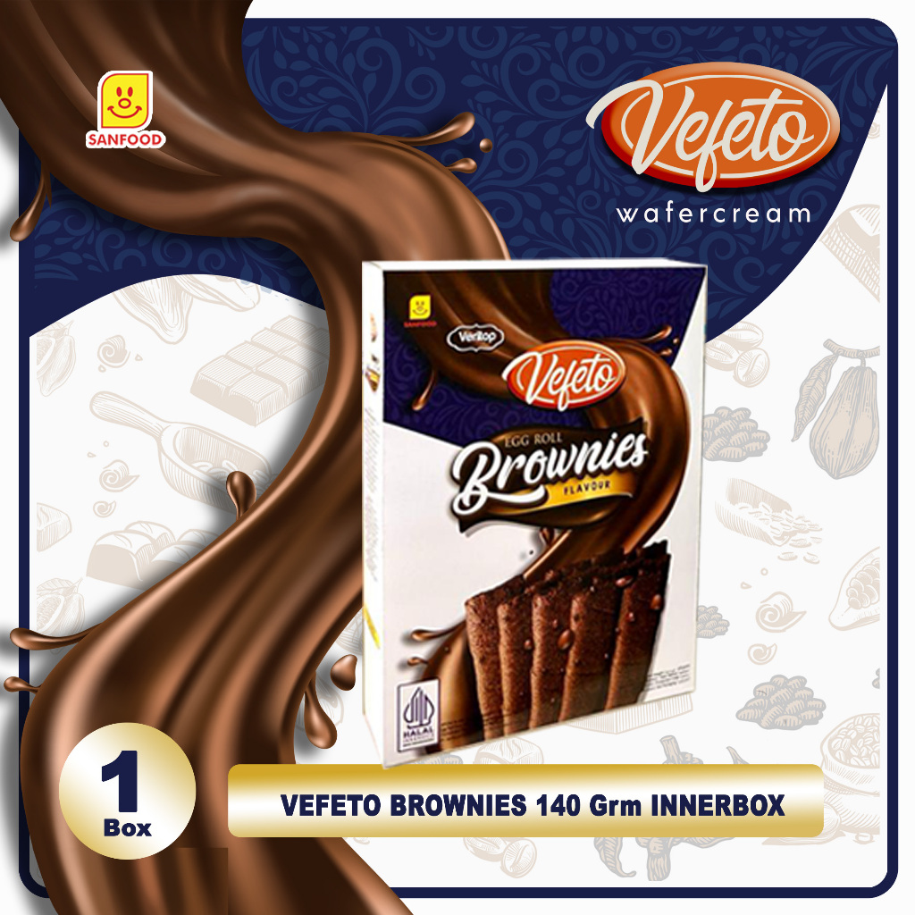 VERITOP VEFETO EGGROLL BROWNIES INNERBOX 140GR