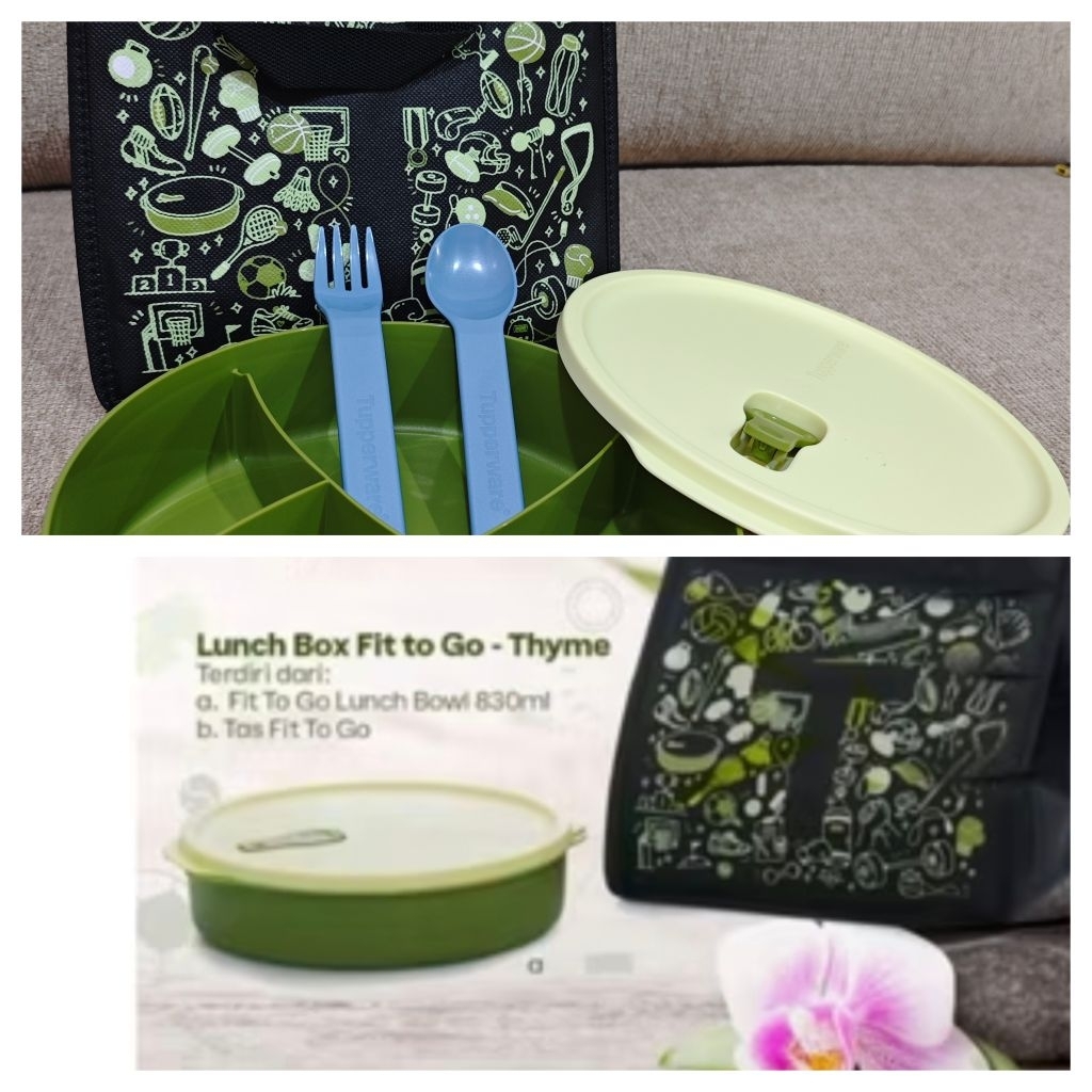Devided lunch Tupperware Bontot makan,Bekal