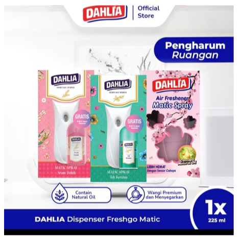 Dahlia Matic Spray Mesin + Refill + Baterai