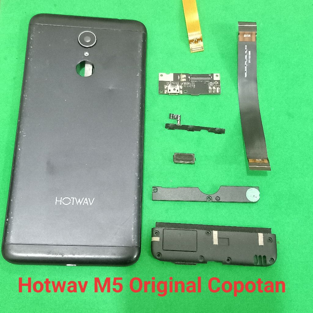 Sparepart hotwav M5 Second Original Copotan  speaker telfon  konektor cas  Buzer Loudspeaker  flex o