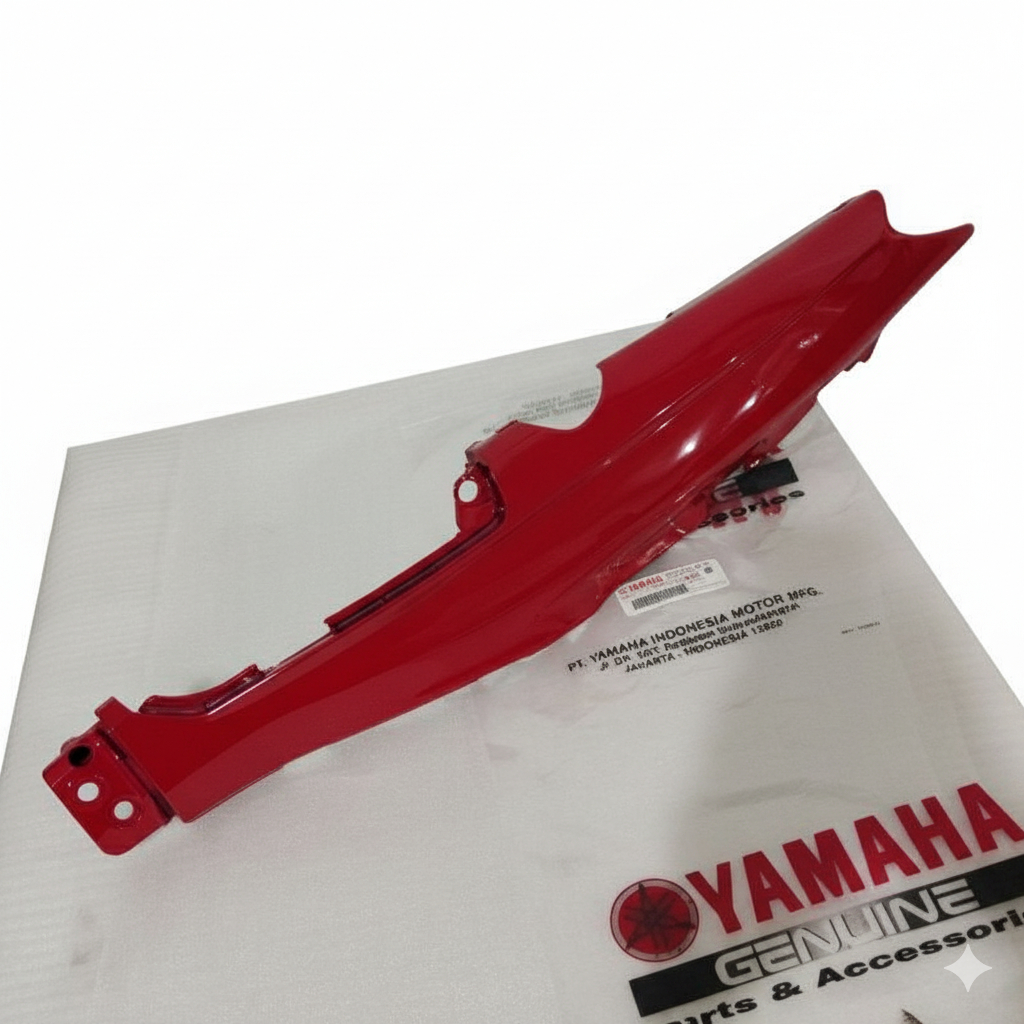 Cover tutup Body bodi Belakang Kanan Merah Yamaha Fizr FIZR fizr  Original ASLI - RPMsemarang1 Promo
