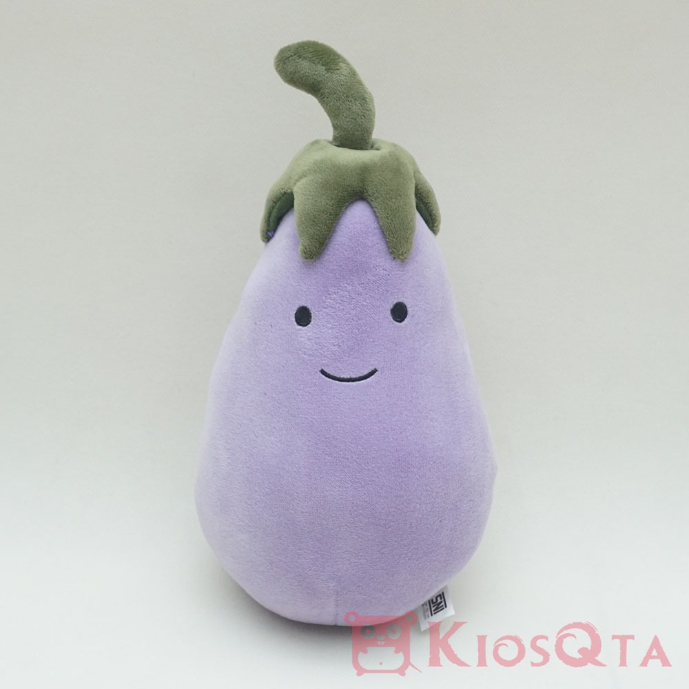 boneka terong terung eggplant gendut ungu medium